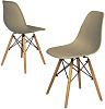 Комплект стульев RIDBERG DSW EAMES 2 шт. (Beige) купить в интернет-магазине icover