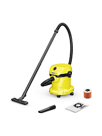 Профессиональный пылесос KARCHER WD 2 Plus S V15/4/18C (1.628-054.0) купить в интернет-магазине icover