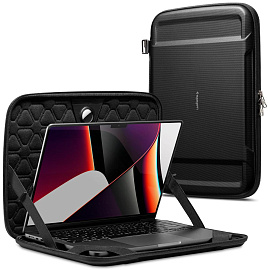 Чехол Spigen Rugged Armor Pro (AFA04271) для MacBook Pro 16" (Black) купить в интернет-магазине icover