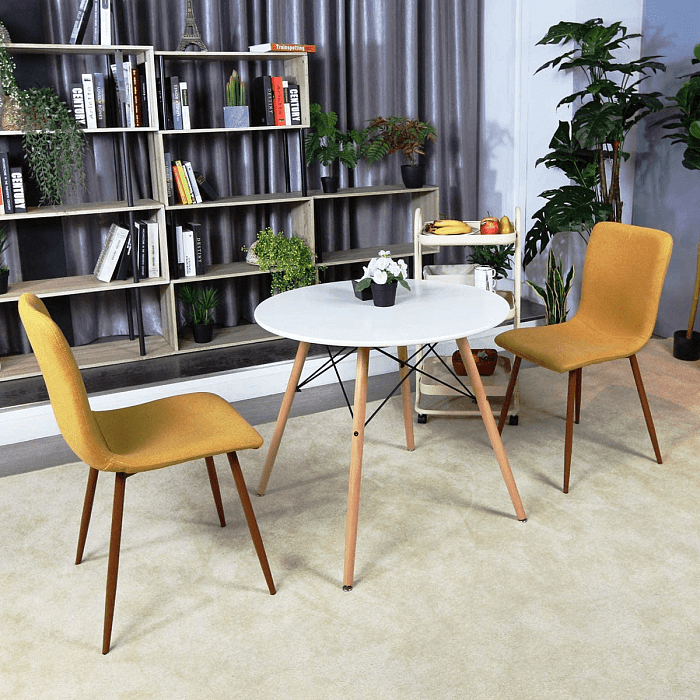 Стол обеденный RIDBERG DSW EAMES 70x75 см (White) купить в интернет-магазине icover