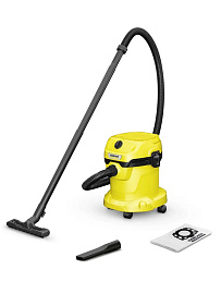 Профессиональный пылесос KARCHER WD 2 V-15/4/18 (1.628-003.0) купить в интернет-магазине icover