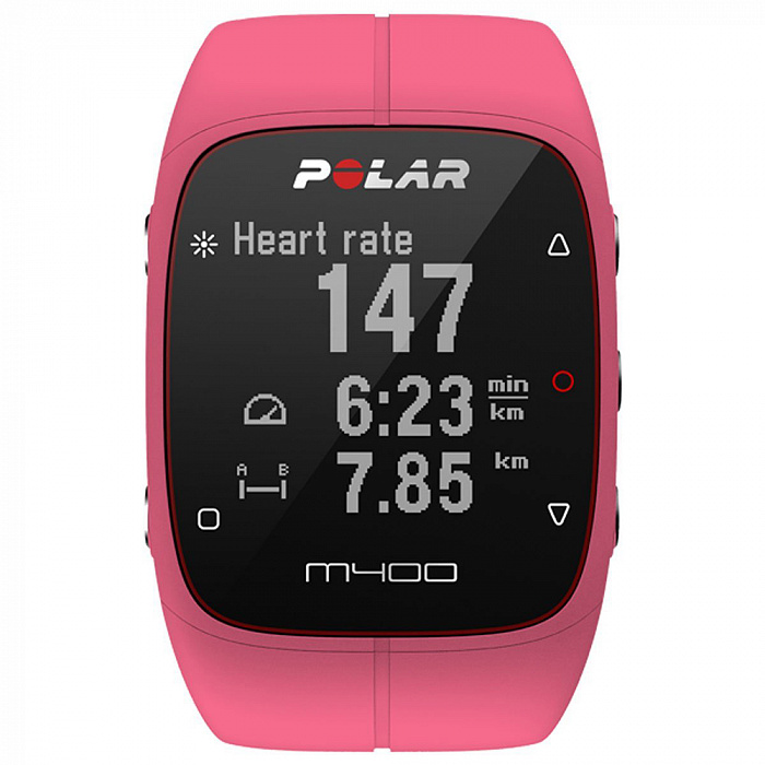 Polar M400 HR - пульсометр с GPS-модулем (Pink) купить в интернет-магазине icover