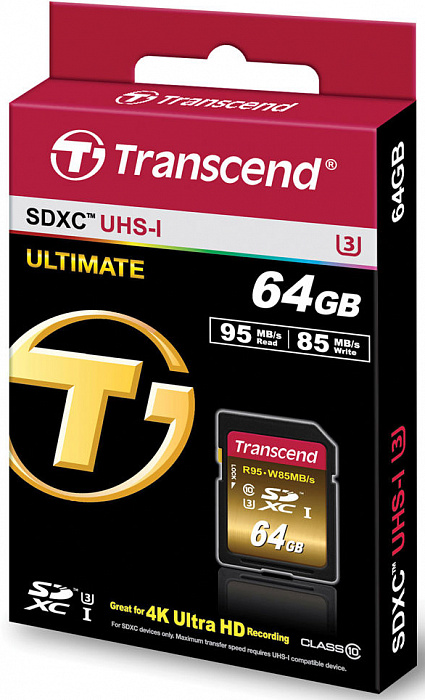 Карта памяти transcend ts64gsdu3