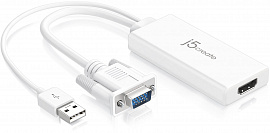 Переходник j5create JDA214 VGA to HDMI (Silver) купить в интернет-магазине icover