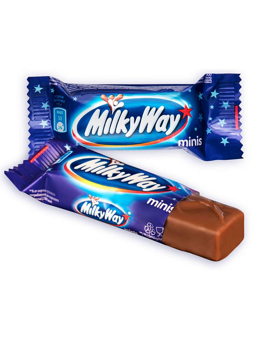 Шоколадные конфеты Milky Way Minis , молоко, нуга, 2.5 кг купить в интернет-магазине icover