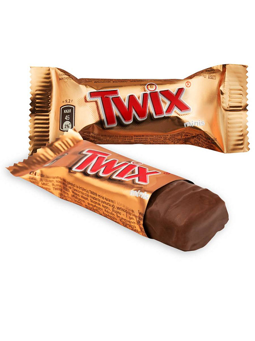 Шоколадные конфеты Twix Minis, карамель, печенье, 2.7 кг купить в интернет-магазине icover