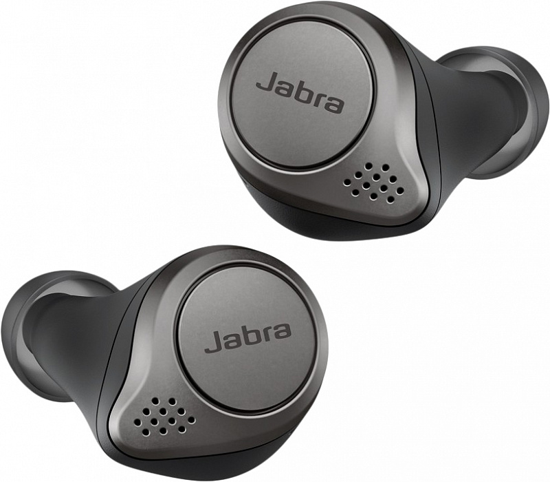 Беспроводные наушники Jabra Elite 75t (Titanium Black) купить в интернет-магазине icover