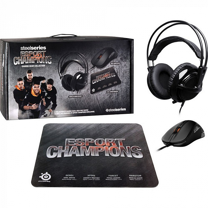 Игровой комплект SteelSeries eSport Champions Bundle (66006) купить в интернет-магазине icover