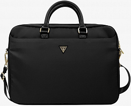 Сумка Guess Nylon with Triangle metal logo (GUCB15NTMLBK) для ноутбука 15" (Black) купить в интернет-магазине icover