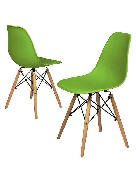 Комплект стульев RIDBERG DSW EAMES 4 шт. (Green) купить в интернет-магазине icover