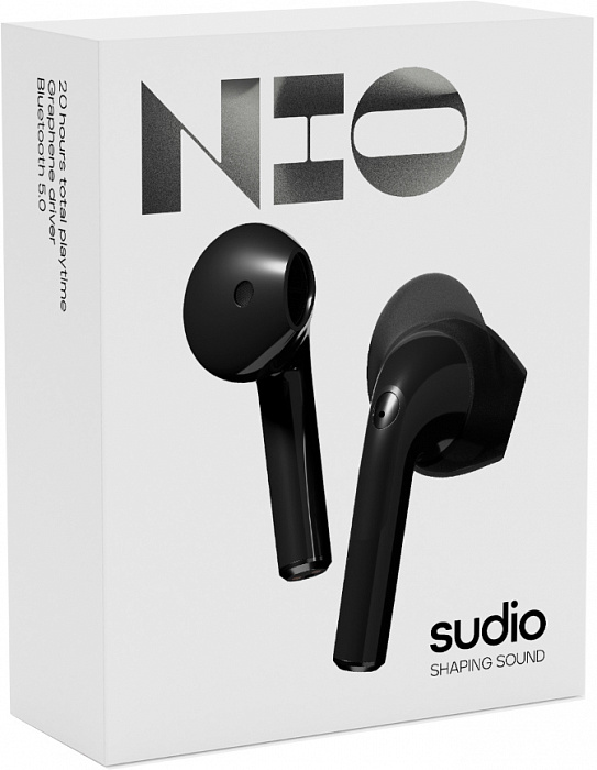 Беспроводные наушники Sudio Nio (Black) купить в интернет-магазине icover