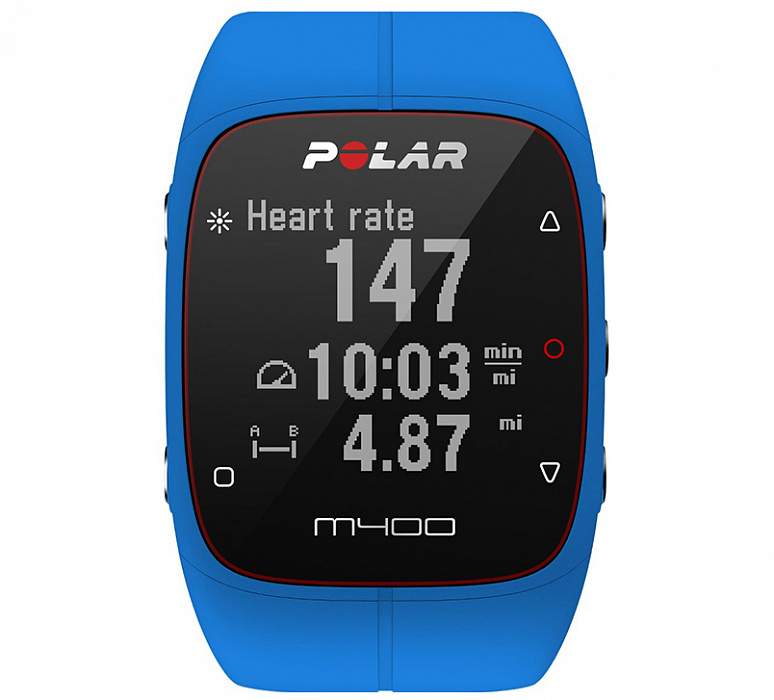 Polar M400 HR - пульсометр с GPS-модулем (Blue) купить в интернет-магазине icover