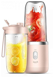 Портативный блендер Deerma Mini Juice Blender DEM-NU05 (Pink) купить в интернет-магазине icover