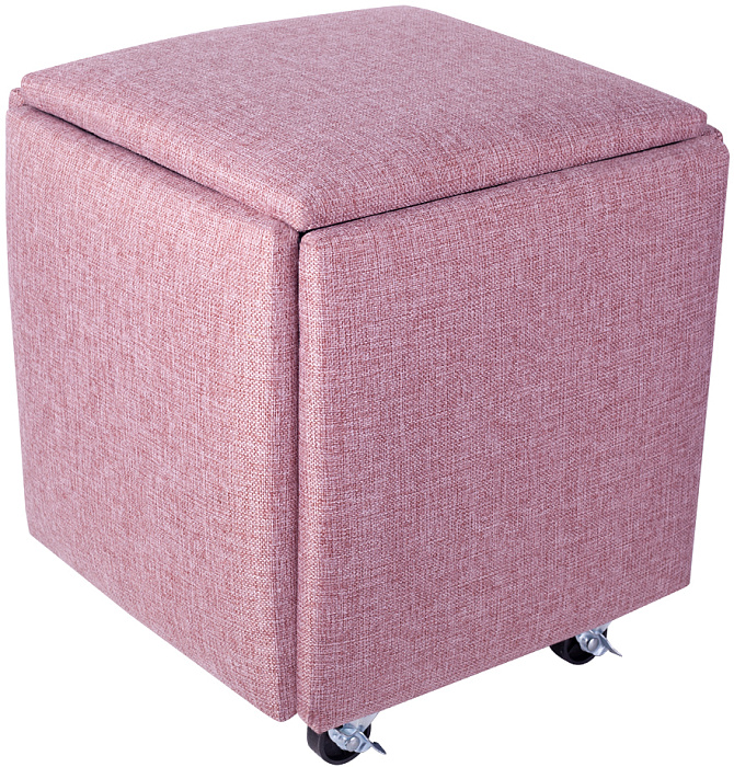 Пуф-трансформер Ridberg MULTI BOX Wool (Pink) купить в интернет-магазине icover