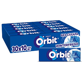 Жевательная резинка Orbit Winterfresh, без сахара (30х13.6г) купить в интернет-магазине icover