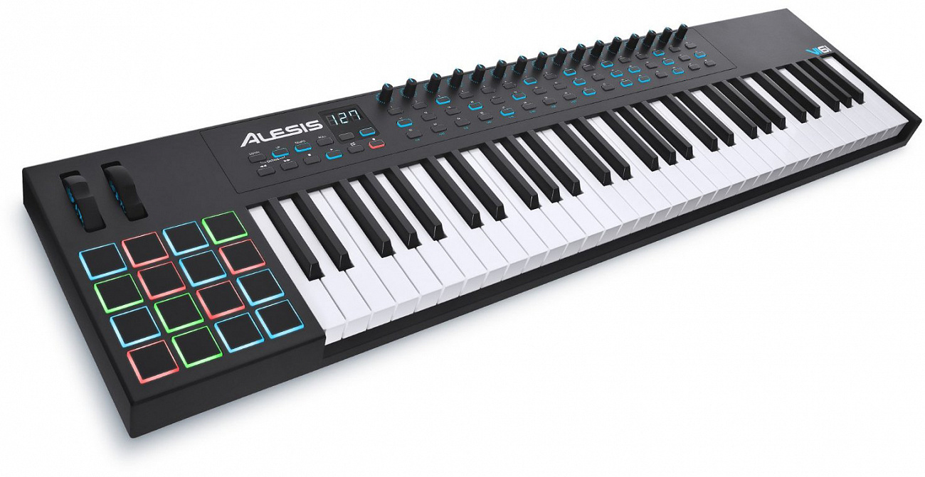 Купить миди-клавиатура Alesis VI61 (Black) в Москве в каталоге mIDI-контроллеров  и клавиатур с доставкой. Характеристики, цены в интернет-магазине iCover.