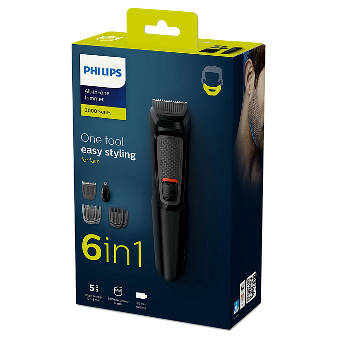 Мультитриммер Philips Series 3000 MG3710/15 (Black) купить в интернет-магазине icover