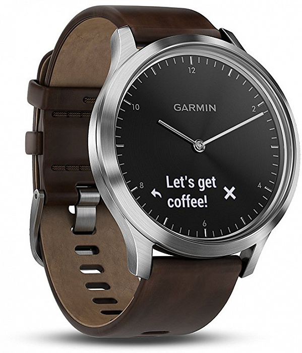 Garmin vivomove hr silver premium on sale