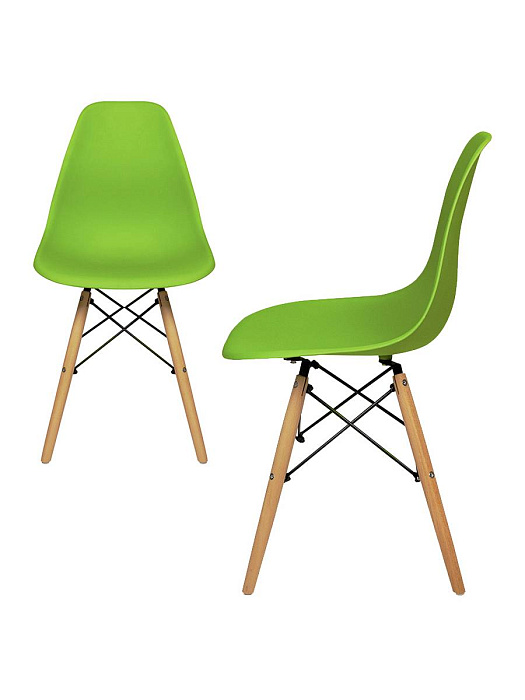 Комплект стульев RIDBERG DSW EAMES 4 шт. (Green) купить в интернет-магазине icover