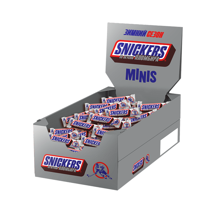 Шоколадные конфеты Snickers Minis, Пломбир (2.9 кг) купить в интернет-магазине icover