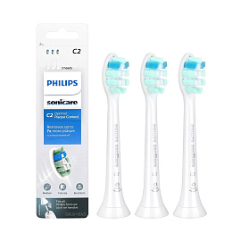 Cменная насадка Philips Sonicare C2 Optimal Plaque Control HX9023/65 3 шт (White) купить в интернет-магазине icover