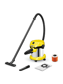 Профессиональный пылесос Karcher WD 2 Plus S V15/4/18C (1.628-054.0) купить в интернет-магазине icover