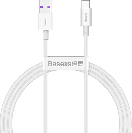 Кабель Baseus Superior Series (CATYS-02) Fast Charging Data Cable USB/USB-C 66W 1 м. (White) купить в интернет-магазине icover