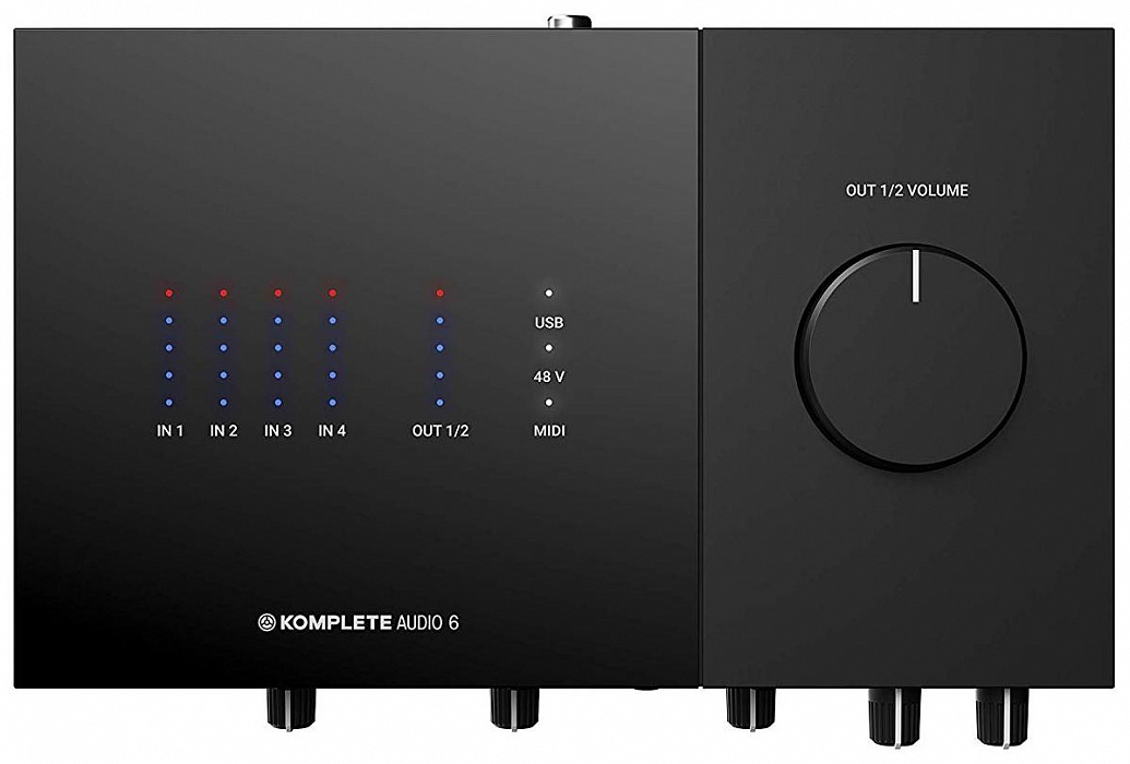 Аудиоинтерфейс Native Instruments Komplete Audio 6 MK2 (Black) купить в интернет-магазине icover