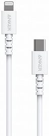 Кабель Anker PowerLine Select+ USB-C/Lightning MFI 1.8m A8618 (White) купить в интернет-магазине icover