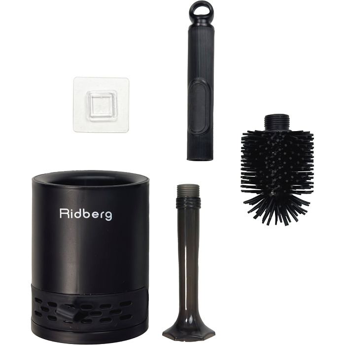 Ершик Ridberg Toilet Brush с дозатором (Black) купить в интернет-магазине icover