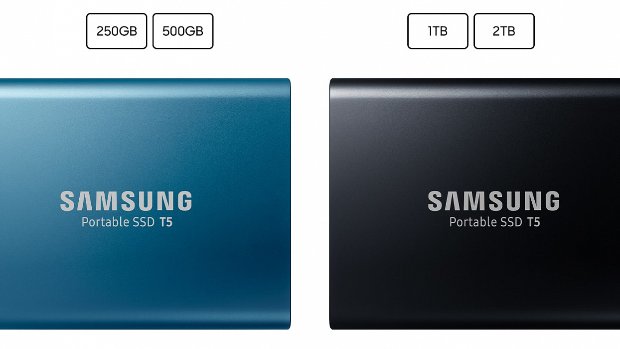 Samsung portable ssd t9 2tb какие подключения Купить внешний накопитель Samsung Portable SSD T5 2Tb MU-PA2T0B/WW (Black) 10467