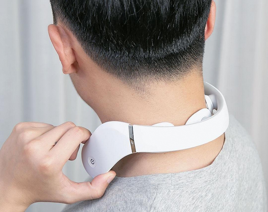 Шейный массажер Xiaomi Jeeback Neck Massager G2 (White) купить в интернет-магазине icover