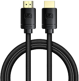 Кабель Baseus High Definition HDMI Adapter Cable (CAKGQ-J01) 8K/1m (Black) купить в интернет-магазине icover