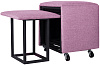 Пуф-трансформер Ridberg MULTI BOX Wool (Pink) купить в интернет-магазине icover