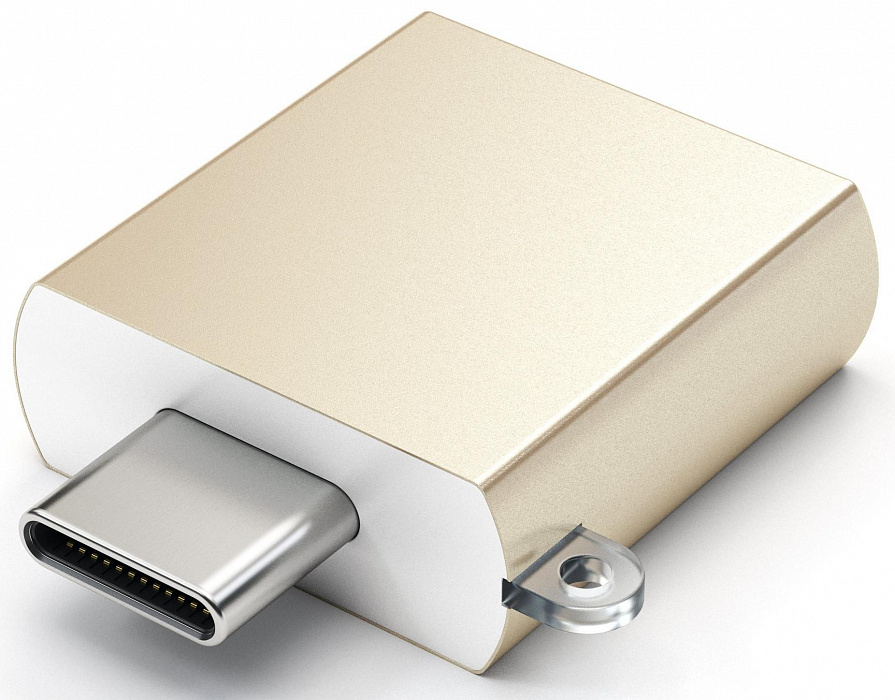 Адаптер Satechi USB-C Adapter ST-TCUAG (Gold) купить в интернет-магазине icover