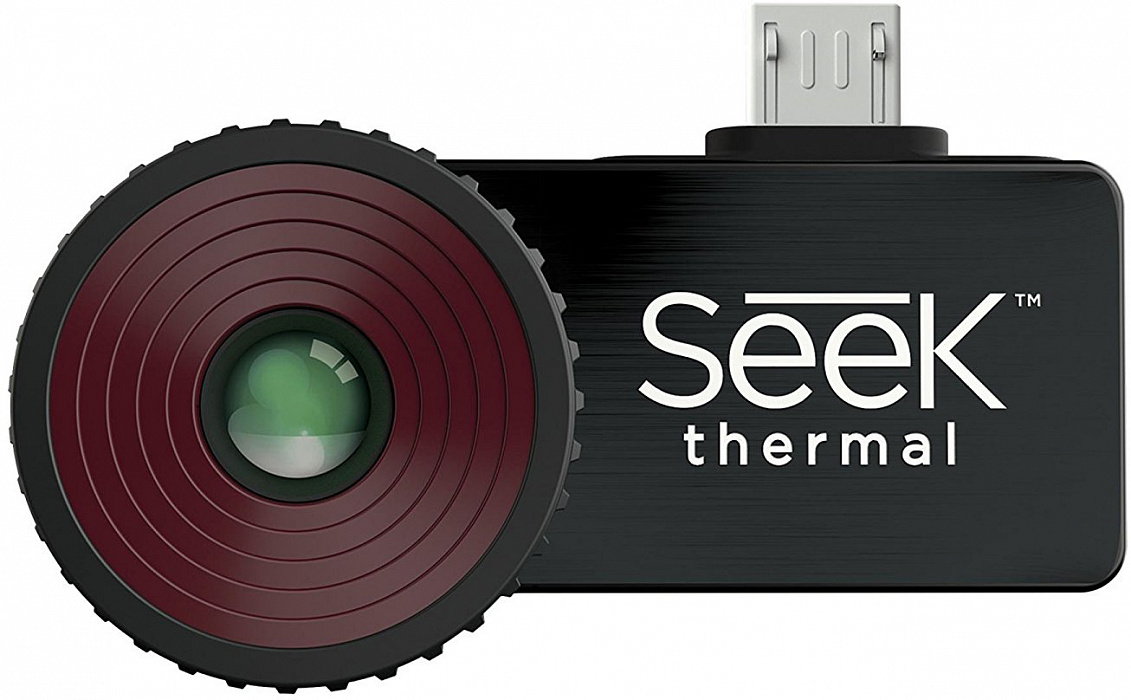 Купить тепловизор Seek Thermal Compact PRO (для Android) (Black) в Москве в  каталоге датчиков и детекторов с доставкой. Характеристики, цены в  интернет-магазине iCover.