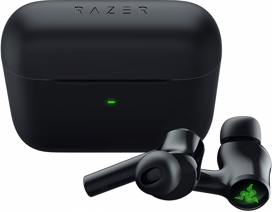 Беспроводные наушники Razer Hammerhead True Wireless 2021 RZ12-03820100-R3G1 (Black) купить в интернет-магазине icover