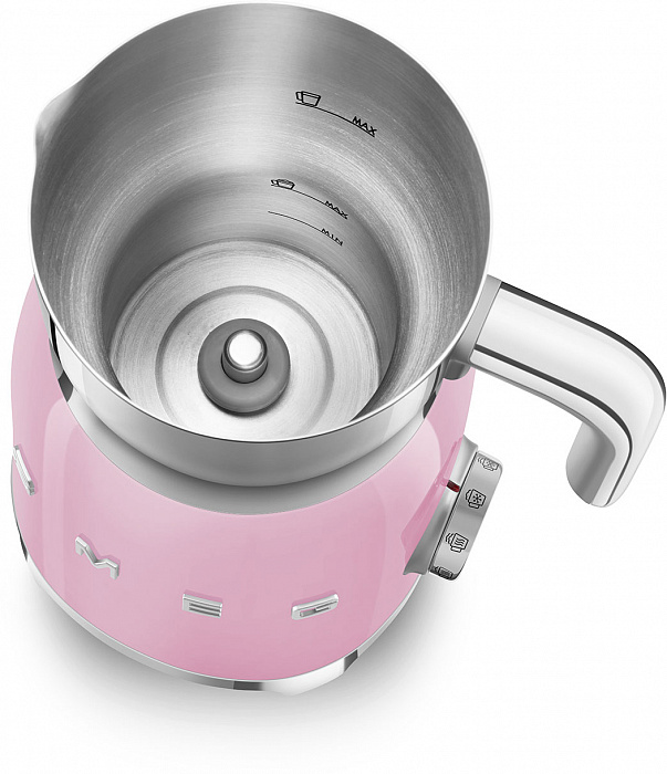 Вспениватель молока Smeg MFF01PKEU (Pastel Pink) купить в интернет-магазине icover