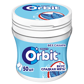 Жевательная резинка Orbit Сладкая мята, без сахара (68г) купить в интернет-магазине icover