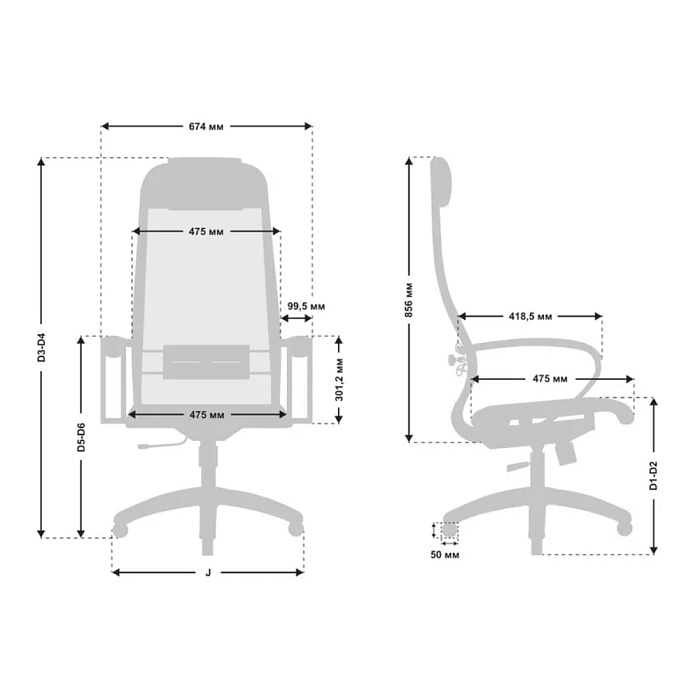 Кресло МЕТТА-4 z312735093 (Grey) купить в интернет-магазине icover