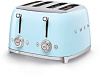 Тостер Smeg (TSF03PBEU) на 4 ломтика (Pastel Blue) купить в интернет-магазине icover