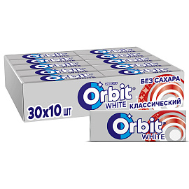 Жевательная резинка Orbit White Классический, без сахара (30х13.6г) купить в интернет-магазине icover