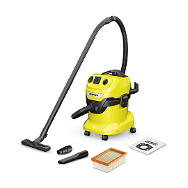 Профессиональный пылесос Karcher WD 4 P V-20/5/22 (1.628-270.0) купить в интернет-магазине icover