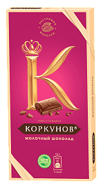 Шоколад молочный Коркунов (90г) купить в интернет-магазине icover