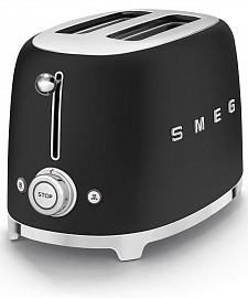 Тостер Smeg (TSF01BLMEU) на 2 ломтика (Black Matte) купить в интернет-магазине icover