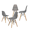 Комплект стульев RIDBERG DSW EAMES 4 шт. (Grey) купить в интернет-магазине icover