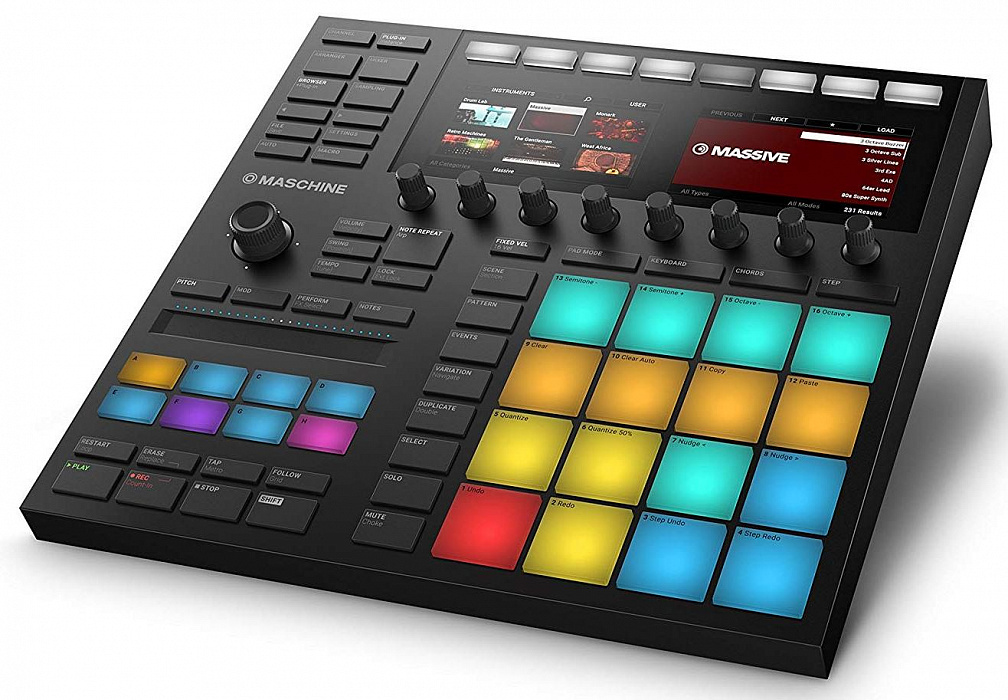 DJ-контроллер Native Instruments Maschine MK3 (Black) купить в интернет-магазине icover