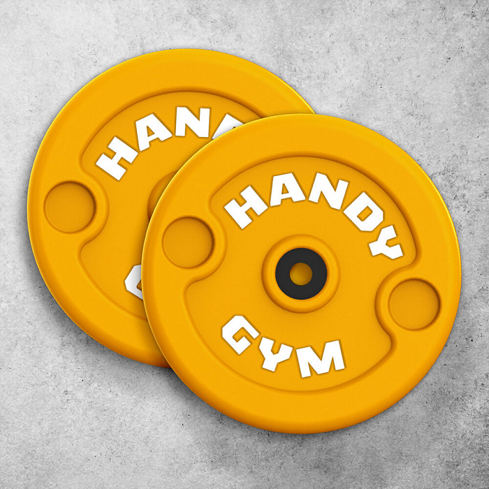 Инерционные диски Handy Gym 2pcs (Yellow) купить в интернет-магазине icover