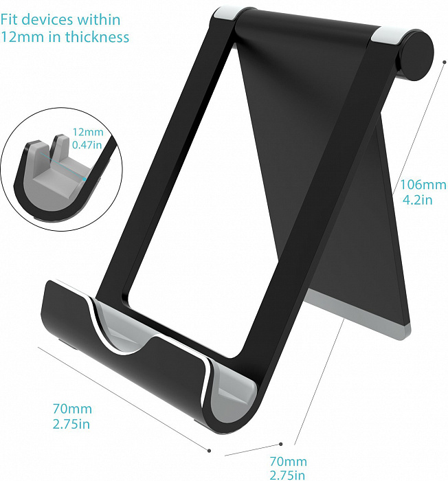 Универсальная подставка Syncwire Tablet Stand SW-MS093 (Black) купить в интернет-магазине icover