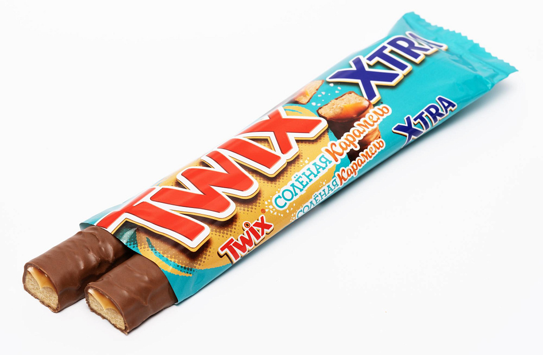 Шоколадный батончик Twix Соленая карамель, 82г х 24 шт. купить в интернет-магазине icover